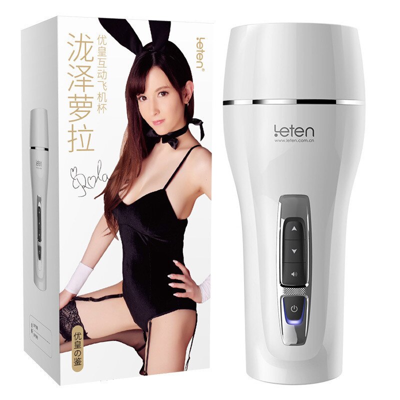 Leten Clamp Sucking Vibrating Male Masturbator Cup Realistic Vagina Real Pussy Sexual Moaning Sex Machine Sex Shop for Man