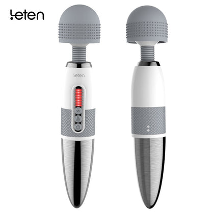 Leten Lightning Huge Head Vibrator for Female Masturbation. AV Magic Wand Massager Nipple Clitoris Stimulator Sex Toys for Woman