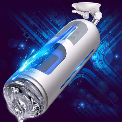 Leten Men Masturbator Automatic Telescopic Male Masturbator Rectractable Piston Motion Masturbation Cup Sex Toys for Men