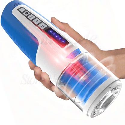 Leten Piston Telescopic Male Masturbator Rotating Retractable Strong Sucking Vibrator Oral Sex Toy for Men Blowjob Sex Machine.