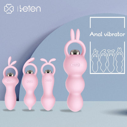 Leten Sexy Toys เครื่องสั่นสำหรับผู้หญิง จุกเสียบก้น ตัวกระตุ้นหัวนม ดิลโด้ อุปกรณ์ช่วยตัวเอง ผลิตภัณฑ์สำหรับผู้ใหญ่ เกย์ ช่องคลอด Juguetes Sexulaes 18