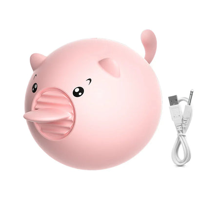 MINI หมูลิ้นเลีย Vibrator Clit G จุดกระตุ้นเพศของเล่นสำหรับผู้หญิง 10 โหมดชาร์จ Quick Orgasm เร้าอารมณ์ ...