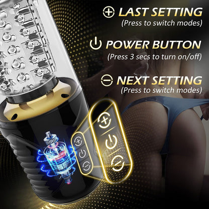 ที่ดีที่สุด-ขายชาย Masturbator อัตโนมัติ Intimate Adult สินค้าสำหรับชายอวัยวะเพศชายดูดเครื่องอมควย Masturbator เซ็กซ์ทอยสำหรับชาย