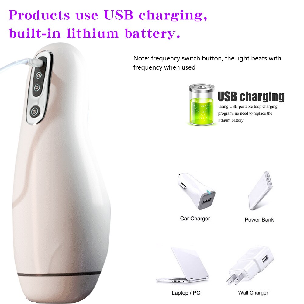 Automatic Male Masturbator Sucking Cup Realistic Vacuum Vagina Adult Toy for Men Sucker Vibrator Oral Sex