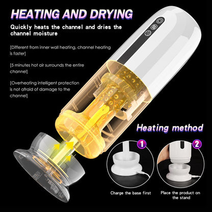 อัตโนมัติใส่ชาย Masturbator ถ้วยดูดซิลิโคนที่สมจริงช่องคลอด Mens หัวเต่า Masturbating Mens ของเล่นเพศผู้ใหญ่