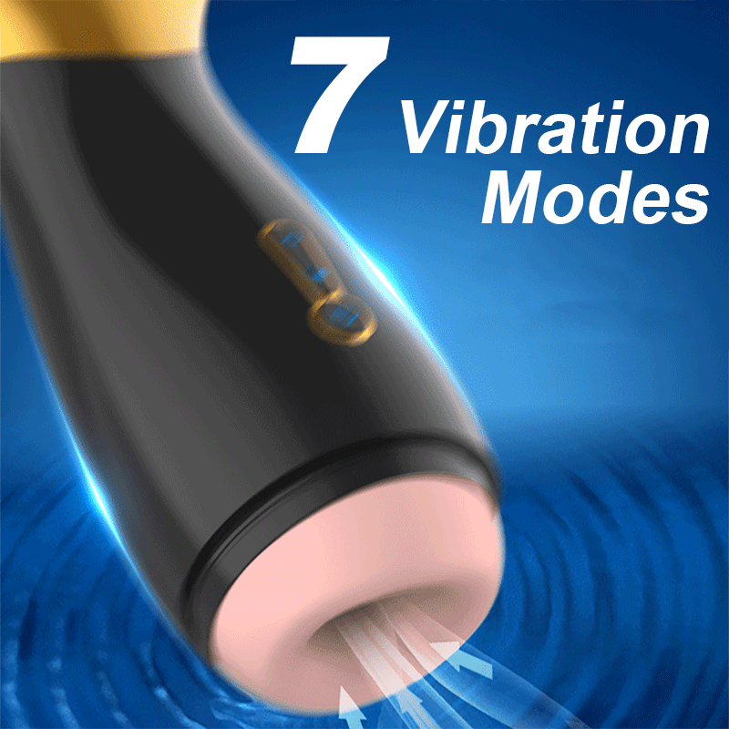 อัตโนมัติดูดชาย Masturbator One Click การสำเร็จความใคร่ดูด7โหมดการสั่นสะเทือน3D จริงช่องคลอดหีช่องปากเซ็กซ์ทอยสำหรับชาย