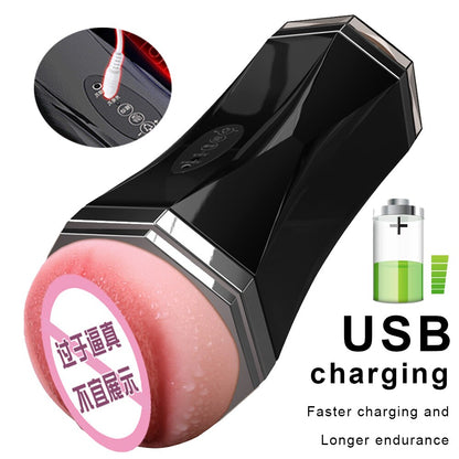 ชาย Masturbator สำหรับอัจฉริยะเสียง Oral Sex Vibrators ชะลอการ Exerciser Man เซ็กซ์ทอยผู้ใหญ่ Masturbation ถ้วย
