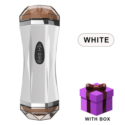 ชาย Masturbator สำหรับอัจฉริยะเสียง Oral Sex Vibrators ชะลอการ Exerciser Man เซ็กซ์ทอยผู้ใหญ่ Masturbation ถ้วย