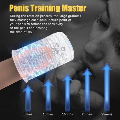 อัตโนมัติชาย Masturbator Thrusting Telescopic ถ้วยสำหรับชายอวัยวะเพศชายการฝึกอบรมกระตุ้นพื้นผิวนุ่มช่องคลอดเพศของเล่นสำหรับผู้ใหญ่