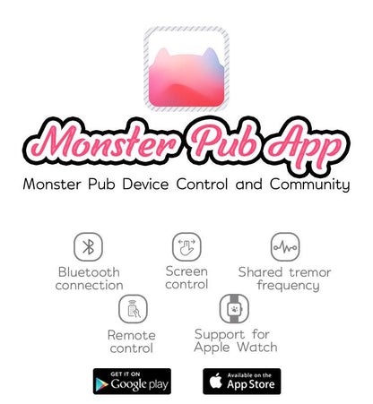 Monster Pub Baby Smart Vibrator APP Remote Control MIMI Rechargeable Clitoral G-Spot Vibrator Adult Sex Toys