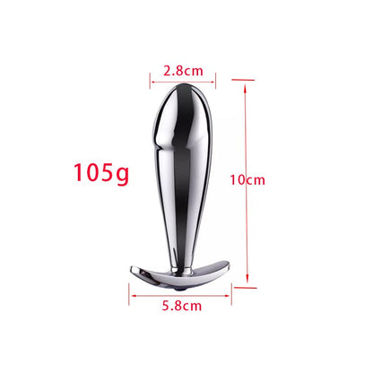NEW Small Metal Butt Plug Dildo for Beginner Women Men Intimate Goods Strapon Anal Toys Sex Accessories Anal Beads Training 18+