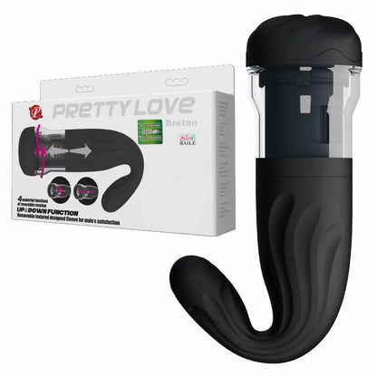 New Pretty Love Recharge Male Automatic Masturbator. Rotation & Retractable Vibrator For Men Masturbador Sex Toys Adult Products