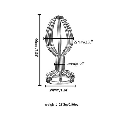 New Style Metal Anal Plug Hollow Out Butt Plug Dildo for Women Couple Masturbator Intimate Goods Anal Toys Sex Toys for Adults18