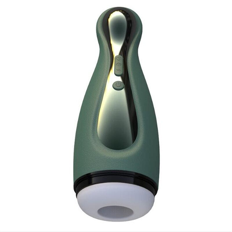 New Upgrade Real Air Sucking Masturbator Blowjob Deep Throat Vibration Automatic Suction Oral Sex Cup Adult Intimate Toy for Men
