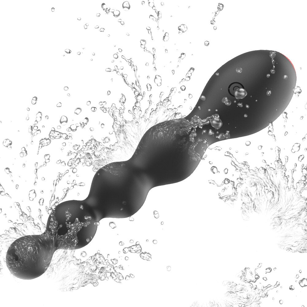 OLO Anal Beads Vibrator เครื่องนวดต่อมลูกหมาก 10 สปีด ของเล่นทางเพศสำหรับผู้หญิง เครื่องกระตุ้นคลิตอริส ปลั๊กบั้นท้ายแบบสั่น