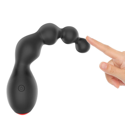 OLO Anal Beads Vibrator เครื่องนวดต่อมลูกหมาก 10 สปีด ของเล่นทางเพศสำหรับผู้หญิง เครื่องกระตุ้นคลิตอริส ปลั๊กบั้นท้ายแบบสั่น