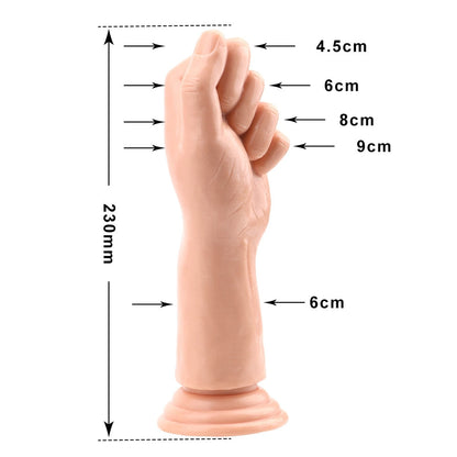 OLO Large Penis Fist Masturbate Sex Toys G-spot Anal Plug Huge Dildo Silicone Suction Big Hand Anal Stuffed Butt Plug Erotic
