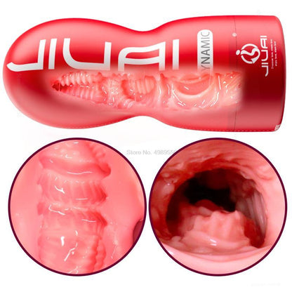 ซิลิคอนตุ๊กตายาง Oral Sex Masturbation ถ้วยสำหรับชาย Masturbator นุ่มของเล่นเซ็กซี่ตุ๊กตาพ็อกเก็ตสำหรับเพศผู้ใหญ่อุปกรณ์18 +