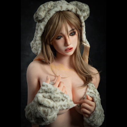 Irontechdoll Julane 164cm Head Full Silicone Natural Skin Cute Blonde Realistic Sex Doll NO.1109