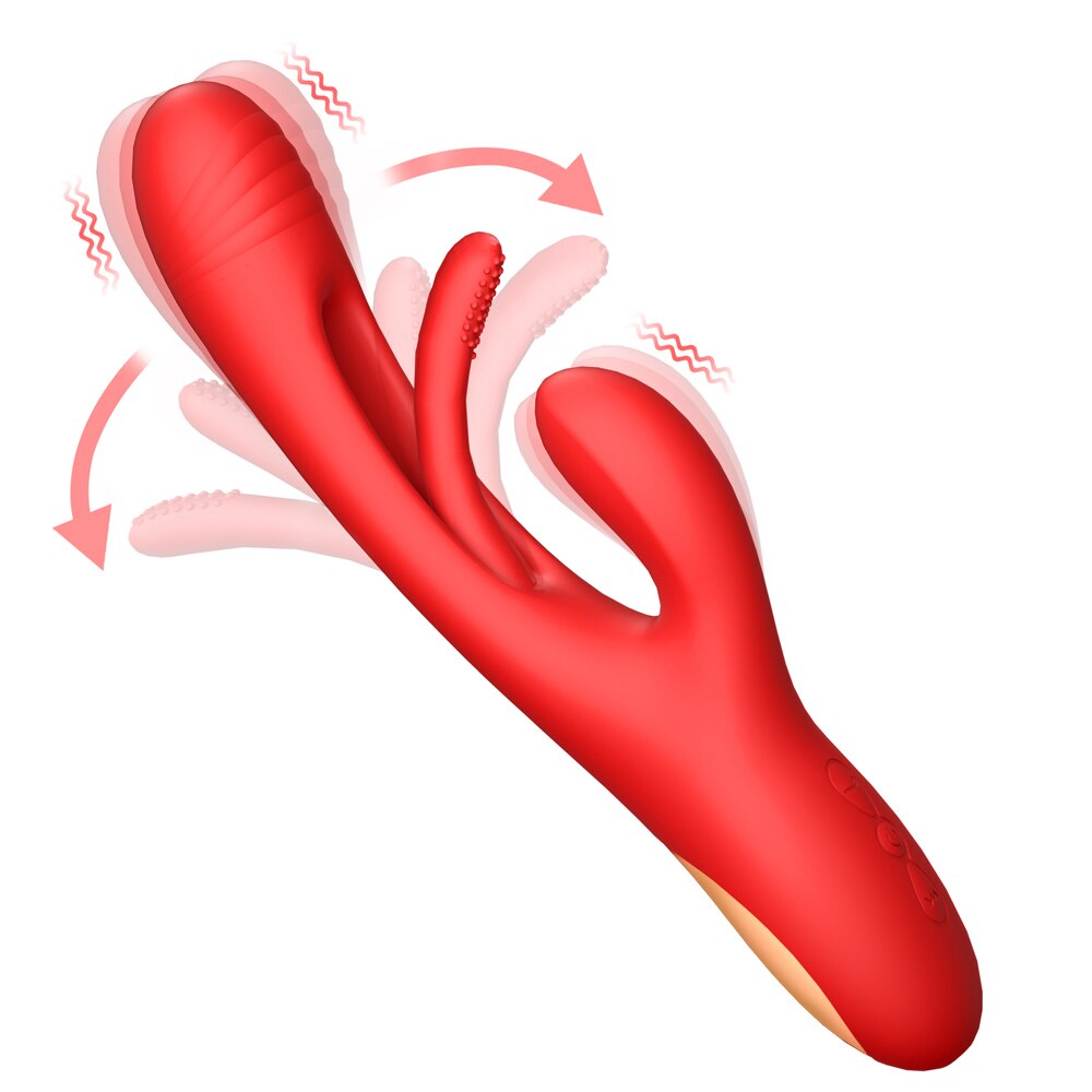 กระต่าย Patting Vibrator Clitoris ผู้หญิง Stimulator Massager ที่มีประสิทธิภาพ G Spot Vibrating เซ็กซ์ทอยหญิง Masturbator ผู้ใหญ่สินค้า