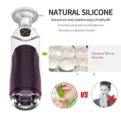 Powerful Automatic Telescopic Rotation Male Masturbator Voice Interaction Masturbator Cup Vagina Sex Toys for Men Adult Sex Shop