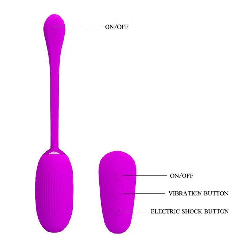 Pretty Love Female Masturbator Electro Shock Pulse Vagina Vibrator G sopt Clitoral Stimulator Electric Kegel Sex Toy For Woman