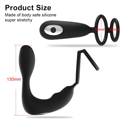 ชาย Prostate Massager 9ความเร็วมอเตอร์ Vibrators เพศของเล่นสำหรับผู้ชาย Masturbator Anal Butt Plug สินค้าผลิตภัณฑ์สำหรับผู้ใหญ่คู่18