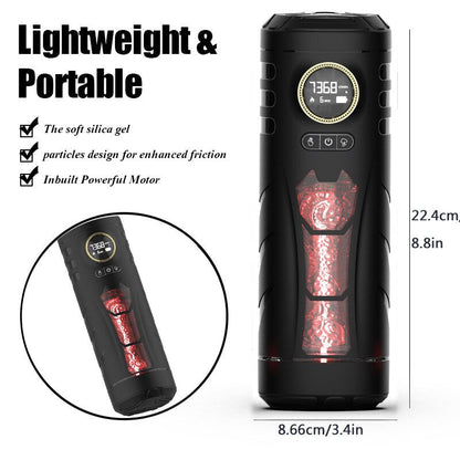 RGB Vibrator Adult Sex Toys for Men Automatic Masturbation Cup Automatic Heating Sucking Male