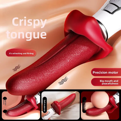 Powerful Tongue Licking Vibrator Adult Sex Toy For Women Female Masturbation Nipple Vagina Clitoris Stimulator G Spot Vibrators