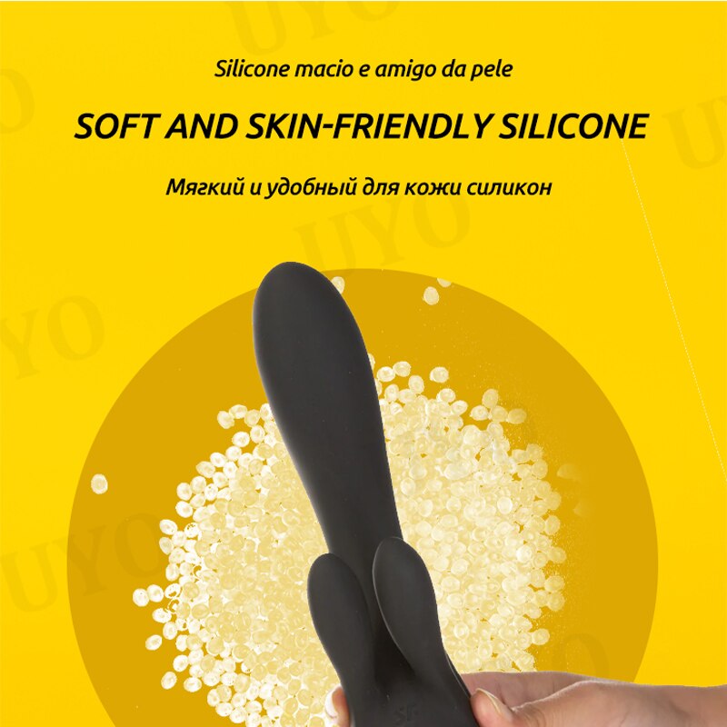 Satisfyer DOUBLE FLEX เชื่อมต่อรีโมทแอปควบคุมกระต่ายกระต่าย Super Power การสั่นสะเทือน G-Spot Clitoral Vibrator ผู้หญิงเซ็กซ์ทอย
