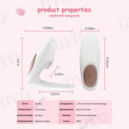 เยอรมนี Satisfyer Pro4คู่ดูด G Spot ซิลิโคน UYO Vibrator Dildo ผู้ใหญ่ของเล่นกระตุ้น Clitoral ดูดของเล่น
