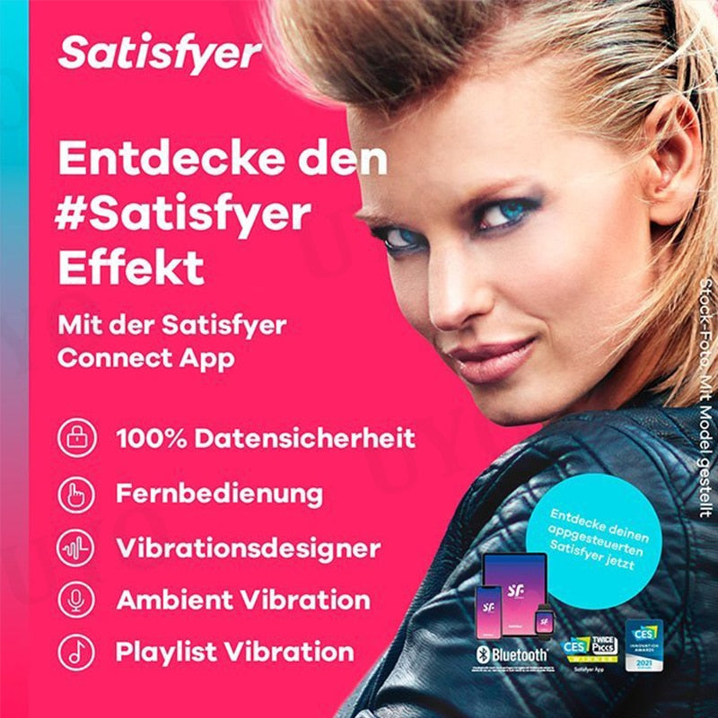 Satisfyer Top Secret + สวมใส่ Vibrator ซิลิโคน App รีโมทคอนโทรลสั่นสะเทือนสำหรับผู้หญิง Anal Plug G-Spot Clitoris Stimulator