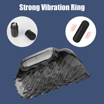 ชาย Seminal แหวน Vibrator ชะลอการอวัยวะเพศชายฝาครอบอวัยวะเพศชายแหวน Expander กระตุ้น Clitoral สำเร็จความใคร่ของเล่น
