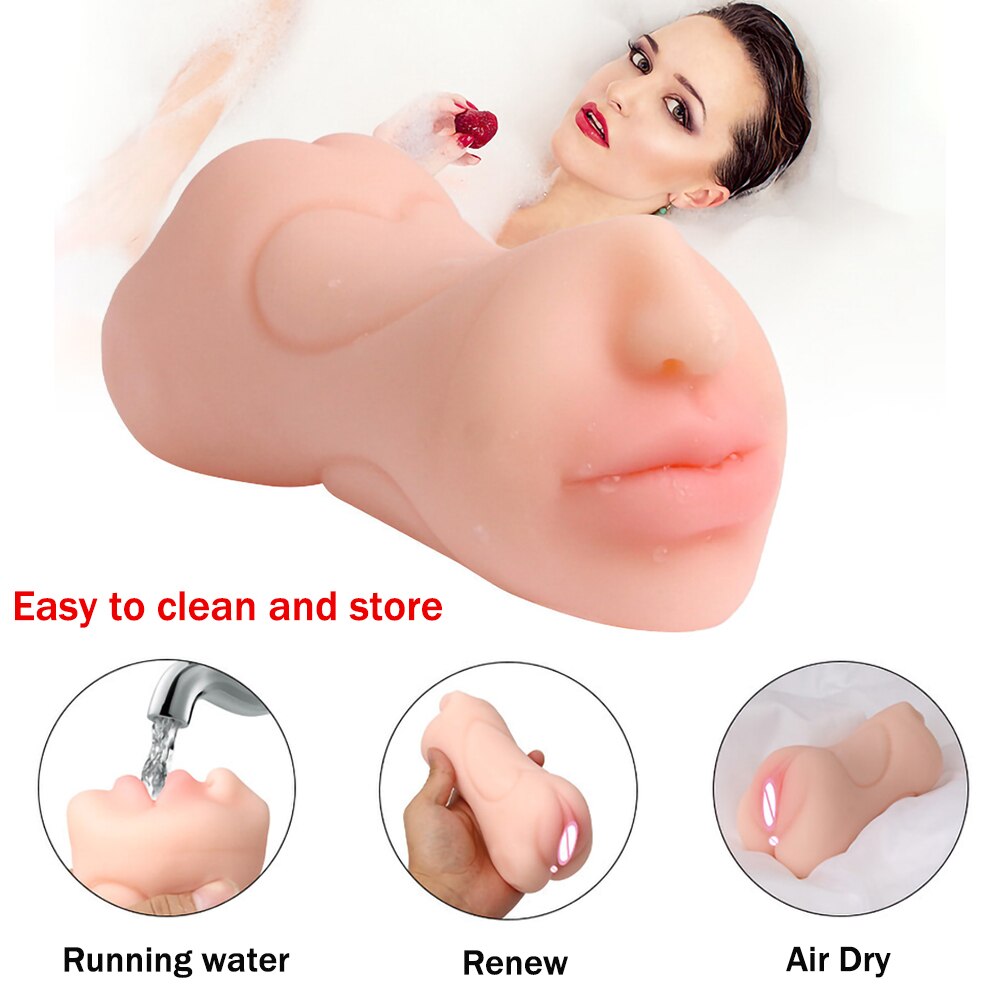 เซ็กซ์ทอยสำหรับผู้ชายช่องคลอดประดิษฐ์หี Sextoys ซิลิโคน Masturbators ชายสำหรับผู้ใหญ่18ดูดเครื่อง Sexulaes ของเล่น