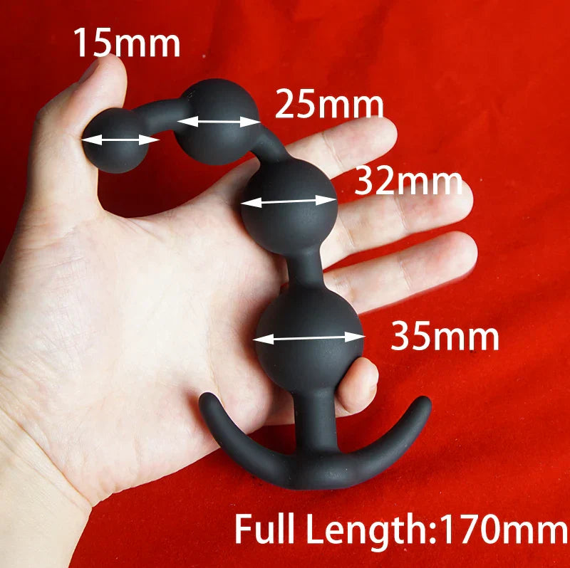 Silicone Anal Beads Dilator.Big Annals Balls.Long Ass Anus But Butt Plug.Analplug Buttplug Butplug.Analsex Prostate Sex Toys