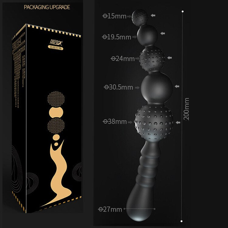 Soft Anal Dildo Butt Plug Prostate Massager Adults Gay Phalluses Anal Plug Beads Sex Toys for Men Bdsm Toys for Woman Anal Toys