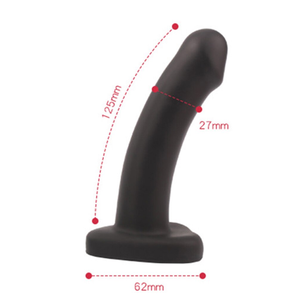 Soft Jelly Dildo Anal Butt Plug Realistic Penis with Powerful Suction Up Strapon Artificial Penis Dick Toy for Adult Sex Toys