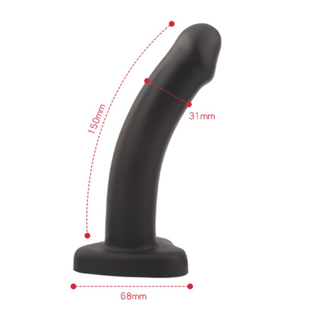 Soft Jelly Dildo Anal Butt Plug Realistic Penis with Powerful Suction Up Strapon Artificial Penis Dick Toy for Adult Sex Toys