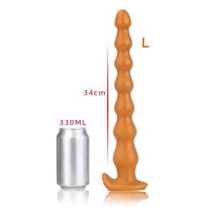 Super Long Anal Plug Penis Prostate Massage Anus Dilator Vagina Masturbation Adult for Women and Men Anal Beads Fisting Sex Toys