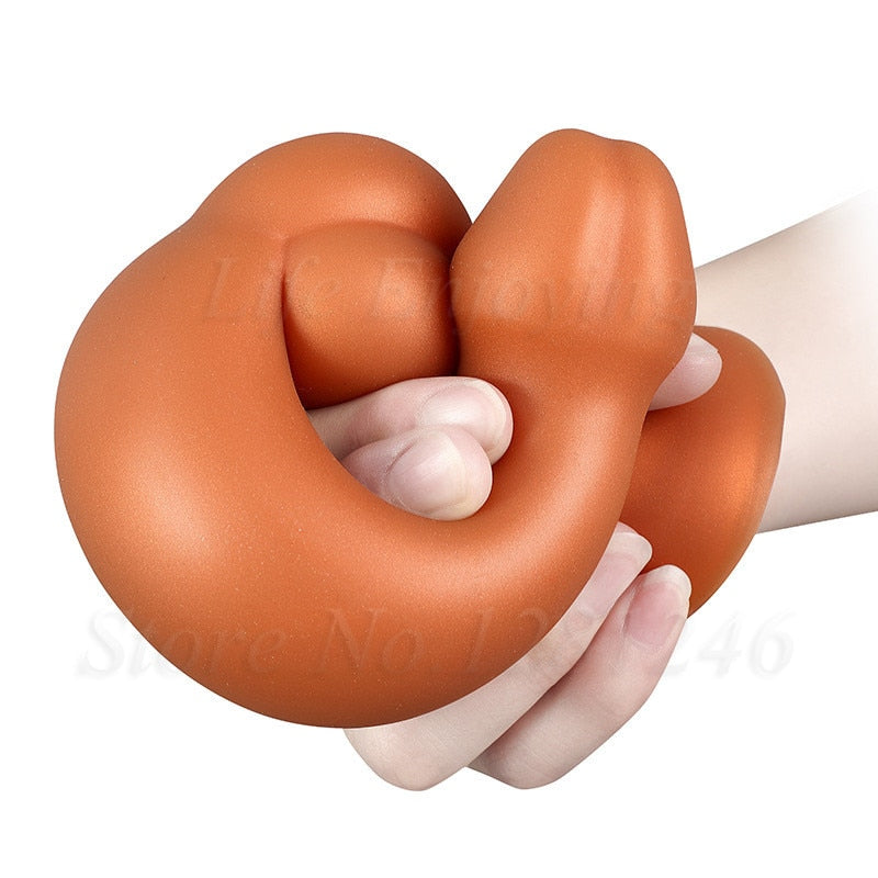 Super Soft Anal Dildos Realistic Penis Big Dick Vagina Stimulator Female Masturbator Anus Dilator  Butt Plug Sex Toys for Women
