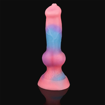 Super Soft Luminous สัตว์อวัยวะเพศชายสุนัข Dildo ผู้ใหญ่เซ็กซ์ทอยสำหรับ Woman Monster Dick ดูดถ้วย Anal Toy ชายหญิง Masturbation