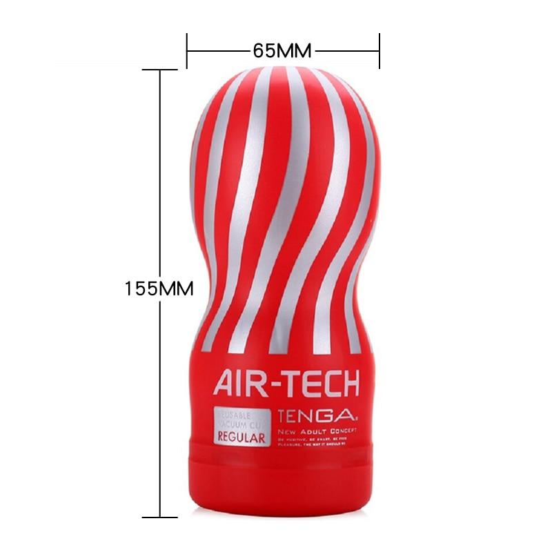 TENGA Reusable Vacuum Masturbators Original Air-Tech Soft Silicone Vagina Real Pussy Sexy Pocket Masturbation Cup Male Sex Toys