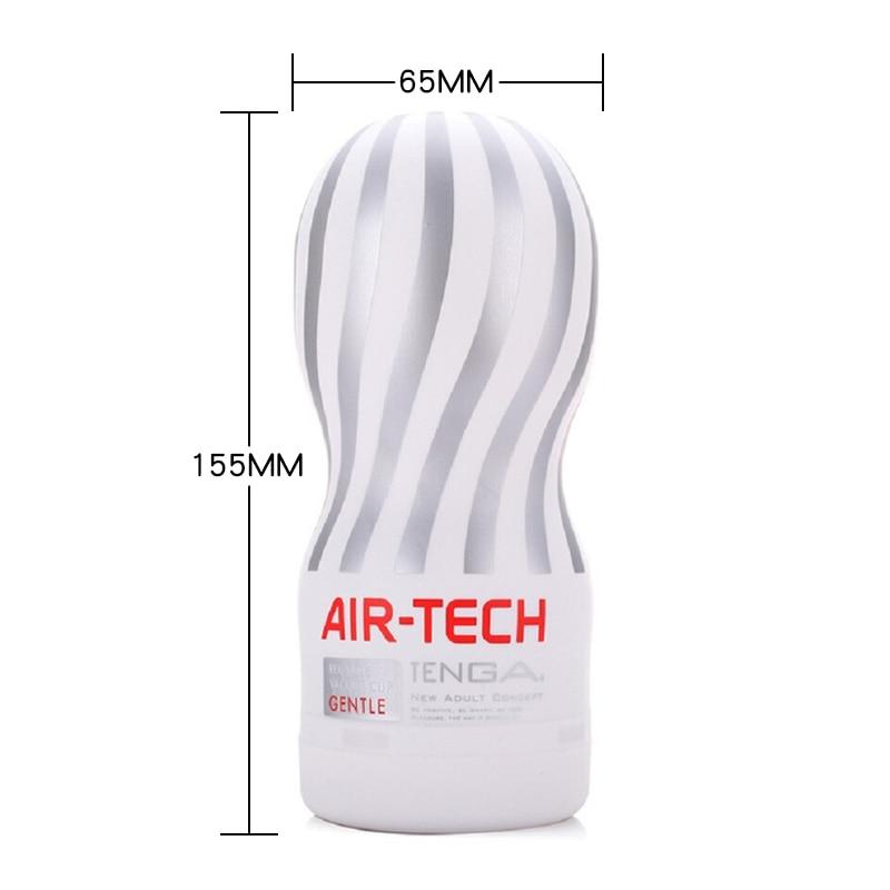 TENGA Reusable Vacuum Masturbators Original Air-Tech Soft Silicone Vagina Real Pussy Sexy Pocket Masturbation Cup Male Sex Toys