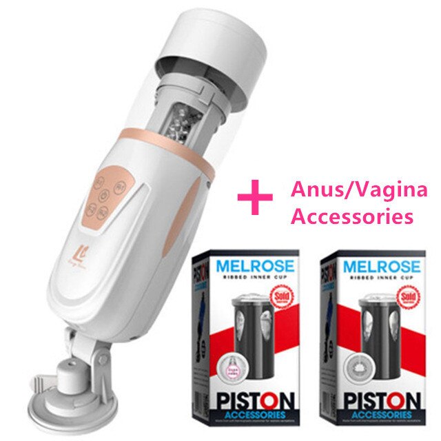 Automatic Telescopic Air Male Masturbator ช่องคลอดประดิษฐ์ Oral Anal Sex Masturbation เครื่องของเล่นเร้าอารมณ์สำหรับผู้ชาย
