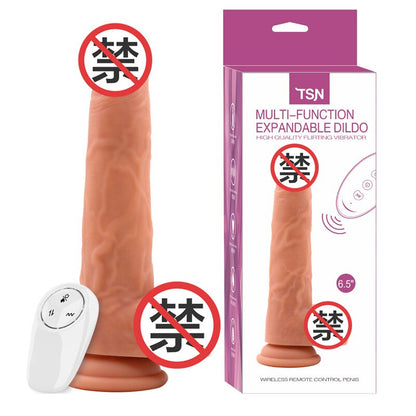 Telescopic ความร้อน Dildo Vibrator G-Spot นวดขนาดใหญ่สมจริง Penis เร้าอารมณ์ Anal เซ็กซ์ทอยสำหรับผู้หญิงผลิตภัณฑ์สำหรับผู้ใหญ่