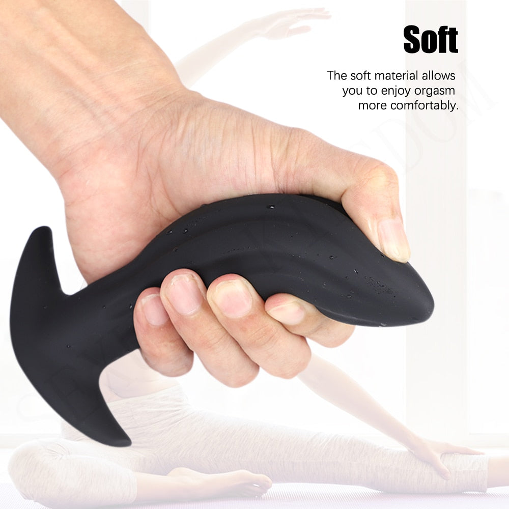 Unique Butt Plug Dildo for Anal Handheld Anal Plug Prostate Massage Vagina Masturbator 18+ Sex Shop for Couples Sexual Toy Ad