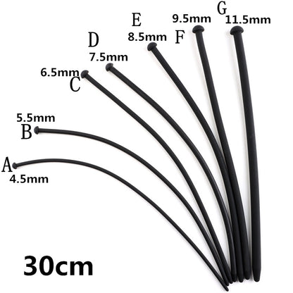 ซิลิโคน Urethral Catheter Dilator ม้ากระตุ้นเสียงอวัยวะเพศชายปลั๊กใส่ท่อปัสสาวะสำหรับผู้ใหญ่ของเล่นสำหรับชายเกย์