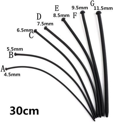 ซิลิโคน Urethral Catheter Dilator ม้ากระตุ้นเสียงอวัยวะเพศชายปลั๊กใส่ท่อปัสสาวะสำหรับผู้ใหญ่ของเล่นสำหรับชายเกย์