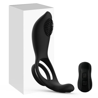 รีโมทคอนโทรลไร้สายอวัยวะเพศชายแหวน Vibratior Delay Ejaculation Vibrating Cockring กระตุ้น Clitoris เซ็กซ์ทอยสำหรับชายคู่