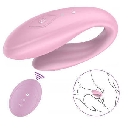 คู่ Vibrator รีโมทคอนโทรลไร้สายเครื่องสั่นสะเทือนคู่ Wearable Dildo ช่องคลอด Clitoris กระตุ้นเซ็กซ์ทอยสำหรับผู้หญิง Masturbator